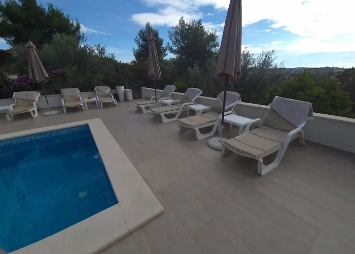 Apartman Sealuxe With Heated Pool And Sea View *